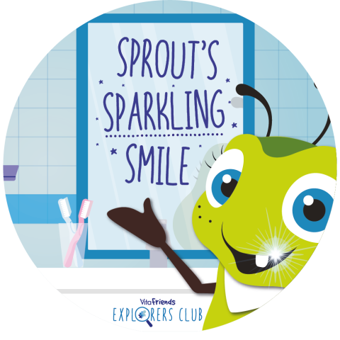 sporut the caterpillar smiling